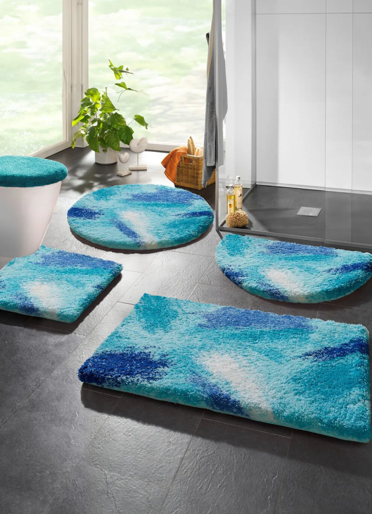 Sale GRUND Badgarnitur in Supersoft-Qualität von BLAU