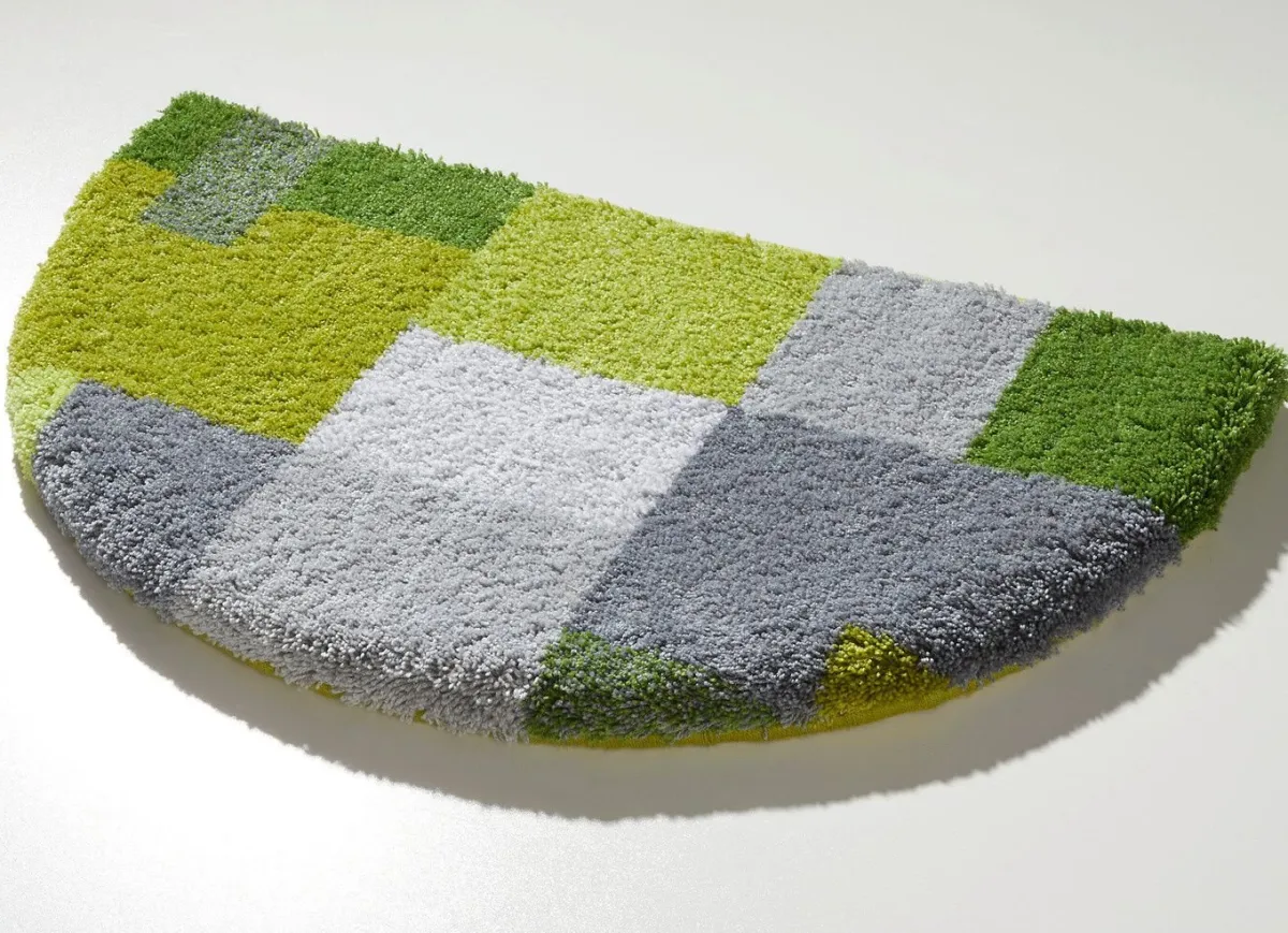Outlet GRUND Badgarnitur in Supersoft-Qualität GRÜN-GRAU