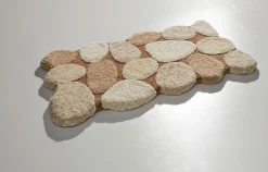 New BADER Badgarnitur mit rutschhemmender Rückseite BEIGE