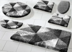 Outlet GRUND Badgarnitur von mit geometrischem Dessin ANTHRAZIT-GRAU