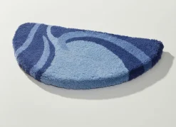 BADER Badgarnitur von „Kleine Wolke“ mit rutschhemmender Rückseite blau