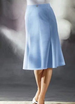 New KLAUS MODELLE MADE IN GERMANY 8-Bahnenrock BLEU