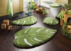 Outlet BADER Barfußweiche Badgarnitur in Supersoft-Qualität GRÜN