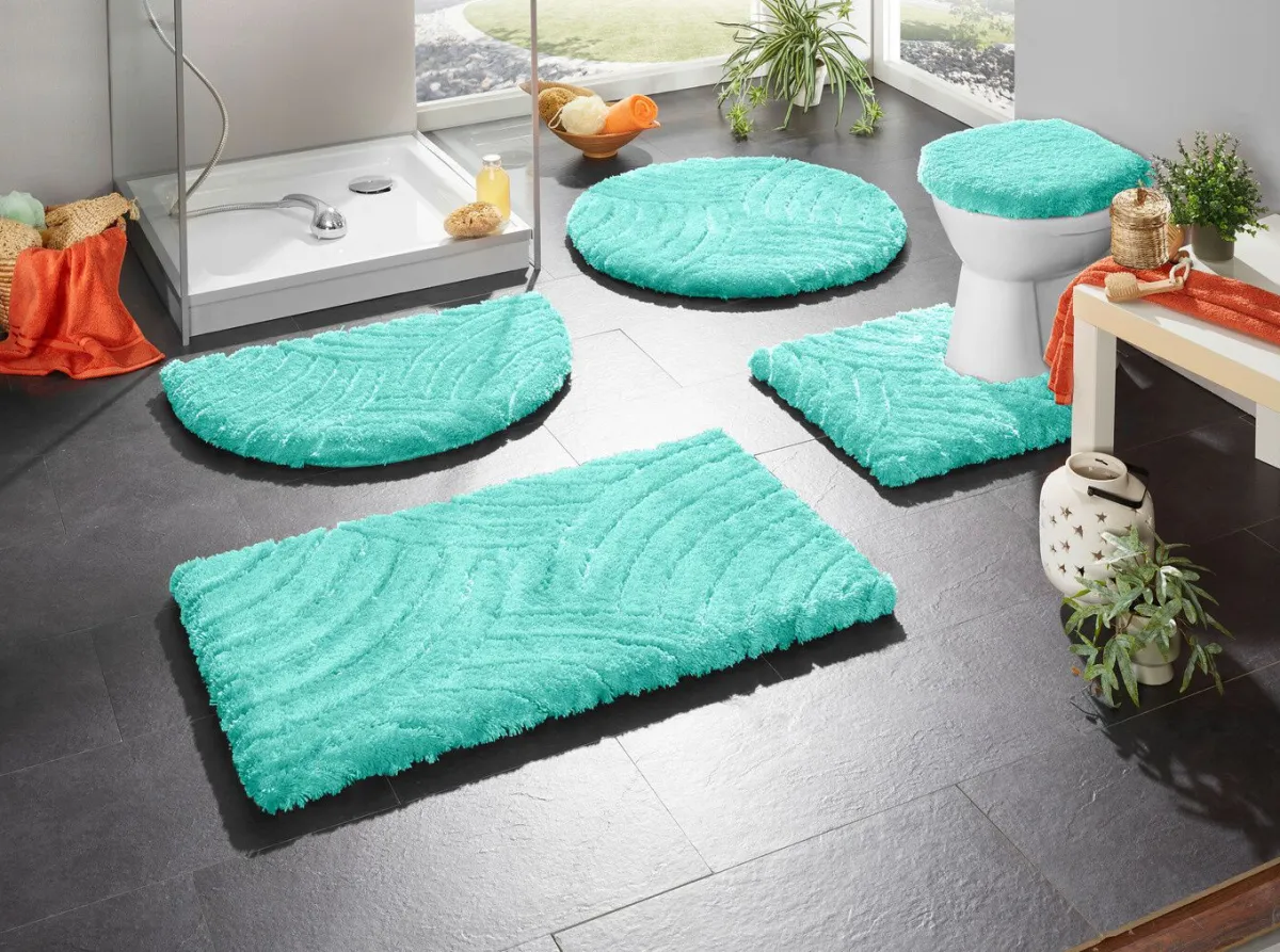 Discount GRUND Barfußweiche Magicsoft Badgarnitur HELLBLAU