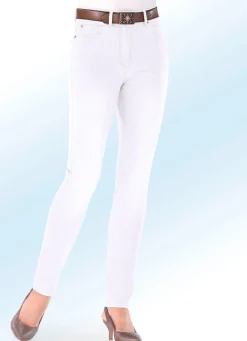 Outlet BADER Basic-Jeans WEISS