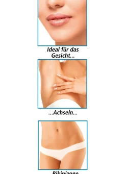 VITALMAXX Batteriebetriebener Mini-Damenrasierer WEISS-ROSÉGOLD