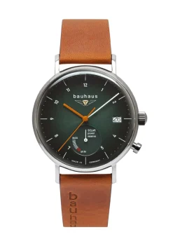 Hot BADER Bauhaus Solar-Herrenuhr Classic 2112-4