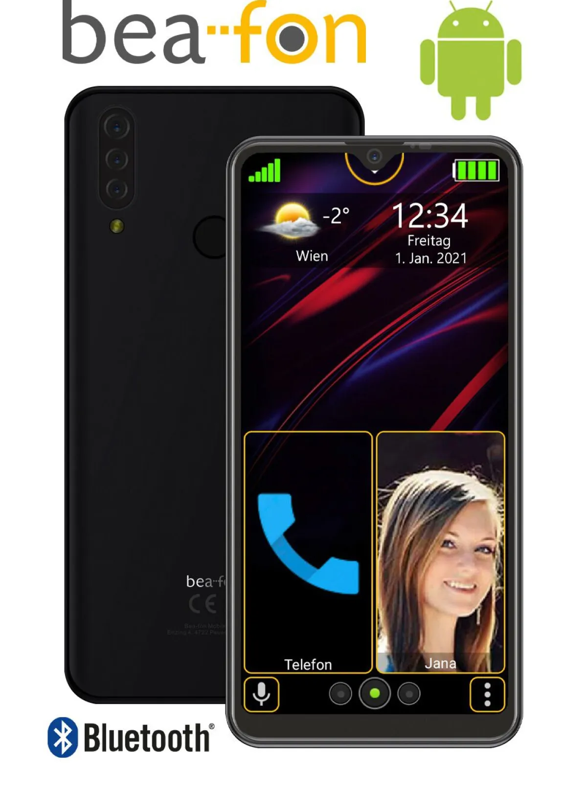 Discount BADER Bea-fon M 6s premium Smartphone SCHWARZ