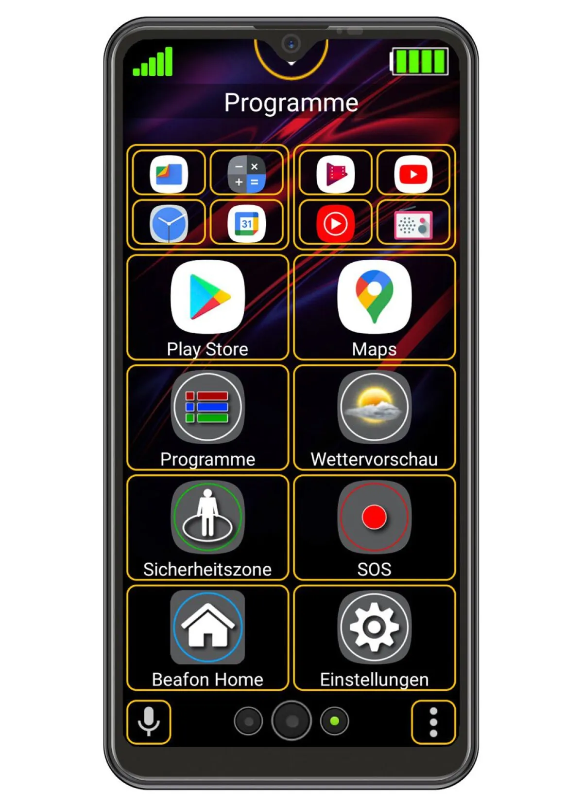 Discount BADER Bea-fon M 6s premium Smartphone SCHWARZ