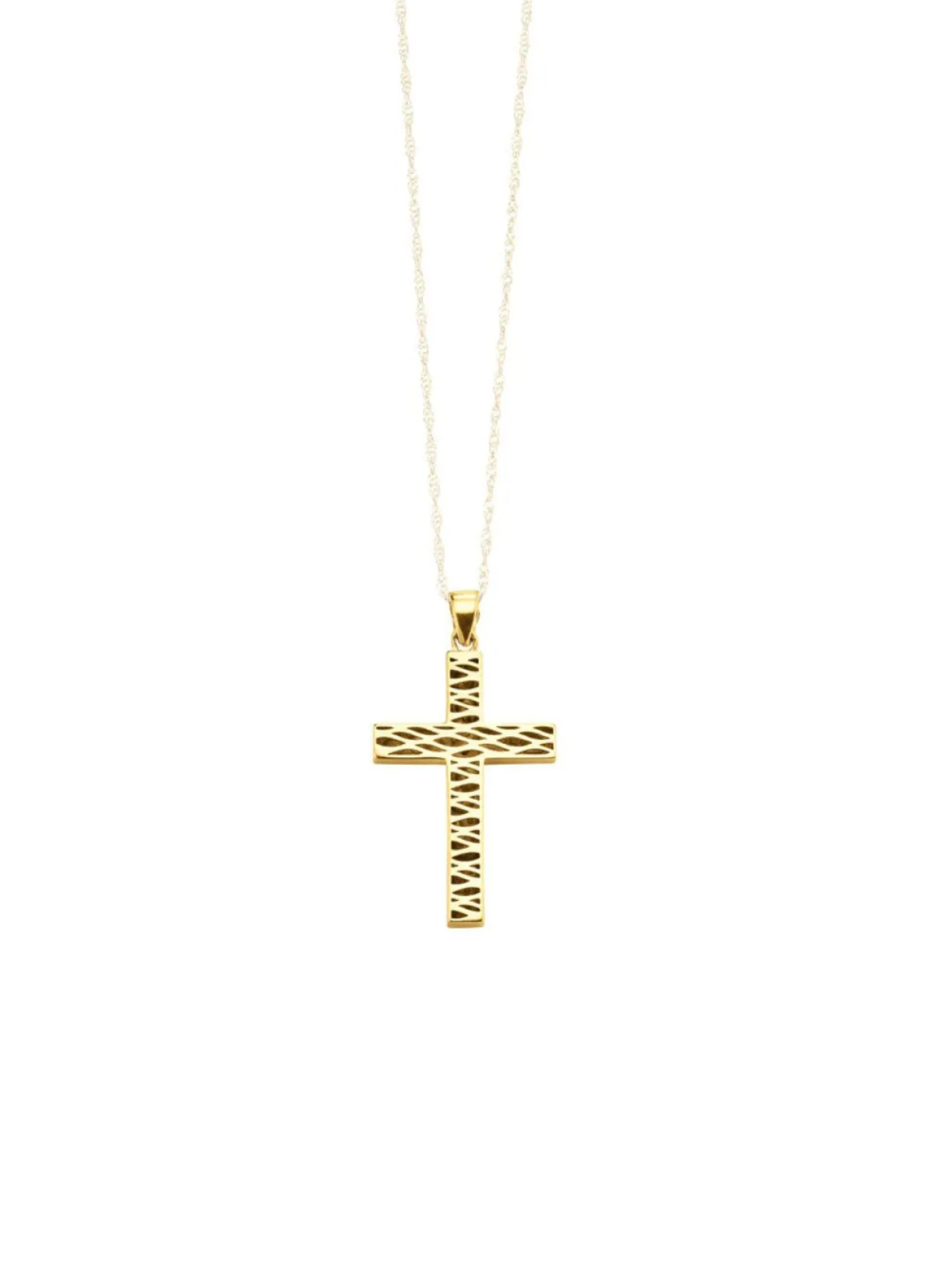 Best BADER Beidseitig tragbarer Kreuz-Anhänger mit synth. Zirkonia