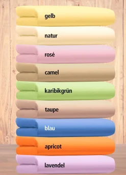 Best BELLANA Vital-Jersey-Spannbetttuch mit Lyocell (TENCEL™) NATUR