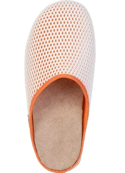 New BADER Bequeme Damen-Hausschuhe, Weite H, mit herausnehmbarem Fußbett ORANGE