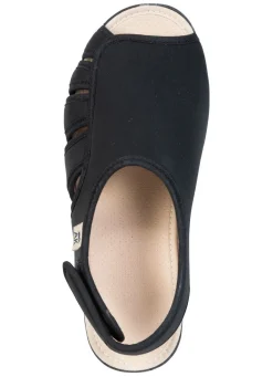 Outlet BADER Bequeme Damen-Sandalen, Weite H, mit angenehmer Polsterung SCHWARZ