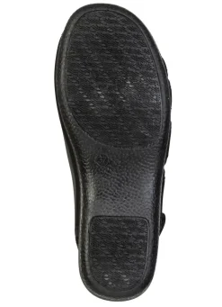 Outlet BADER Bequeme Damen-Sandalen, Weite H, mit angenehmer Polsterung SCHWARZ
