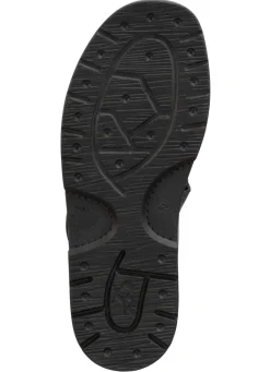 New BADER Bequeme Herren-Sandalen, Weite K, mit anatomisch geformtem Fußbett SCHWARZ