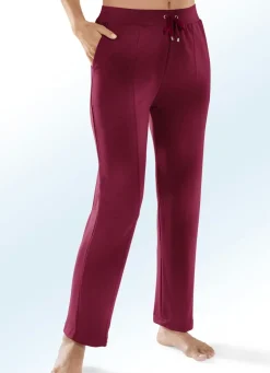Discount BADER Bequeme Hose mit breitem Dehnbund BORDEAUX