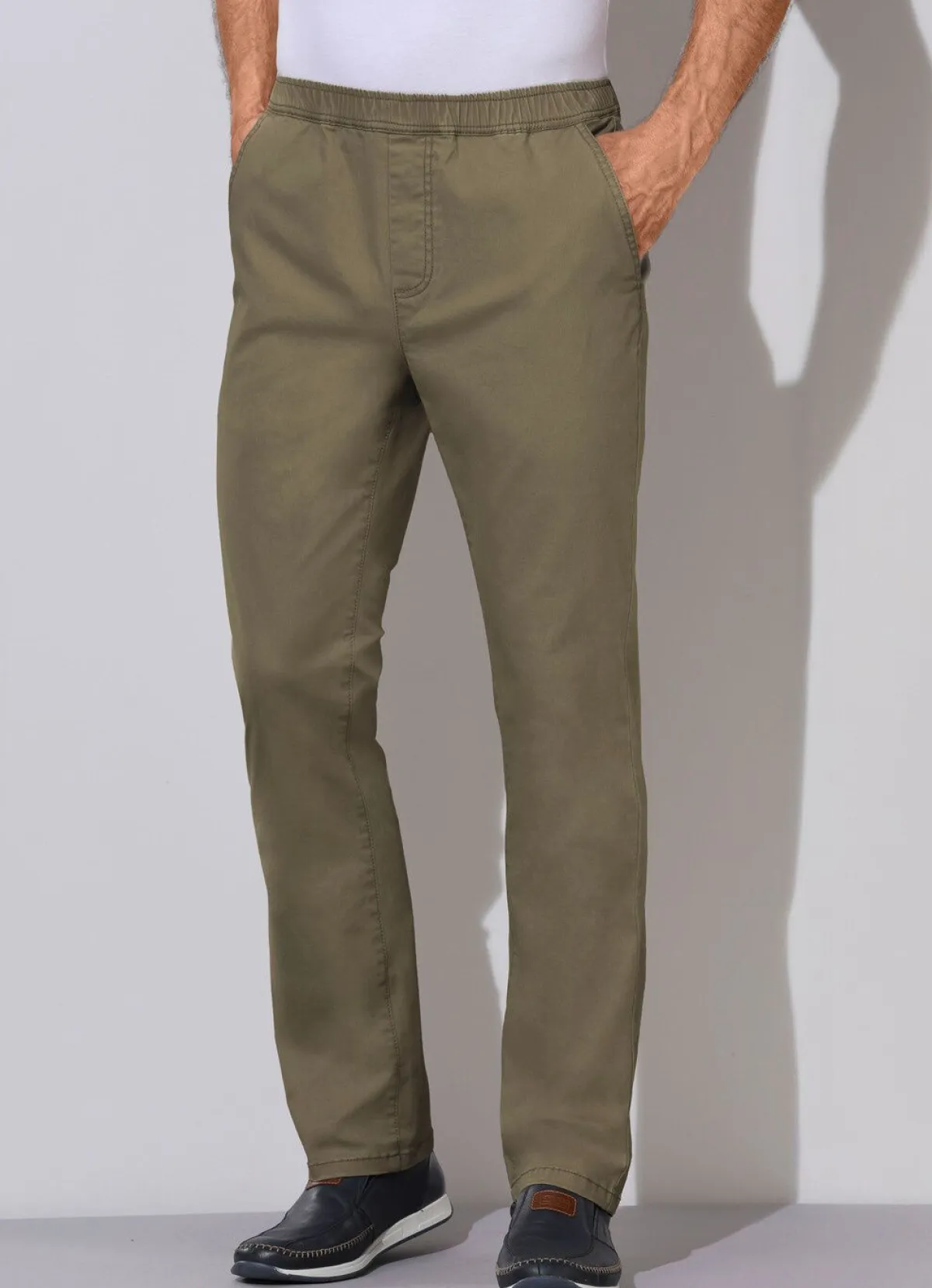 Clearance BADER Bequeme Schlupfhose in 3 Farben OLIV
