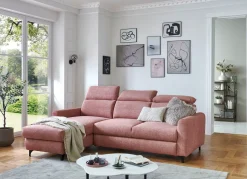 Clearance BADER Bequeme Polsterecke mit Bettfunktion ROSA