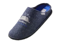Clearance BADER Bequemer Herren-Hausschuh BLAU