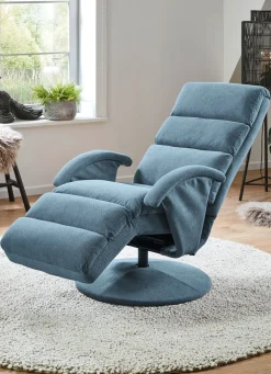 New BADER Bequemer Relaxsessel BLAU