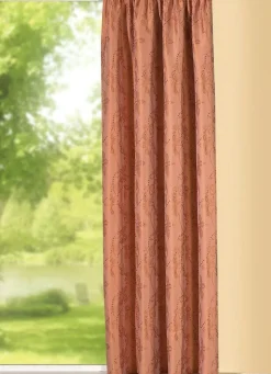 Best BADER Übergardine mit Blatt-Musterung TERRA