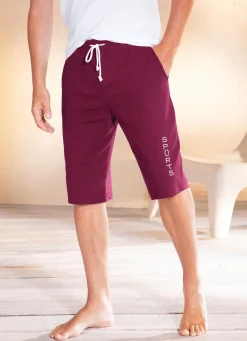 Sale BADER Bermuda mit breitem Bund in 4 Farben BORDEAUX
