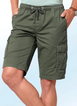 Outlet BADER Bermudas mit Cargotaschen in 3 Farben KHAKI