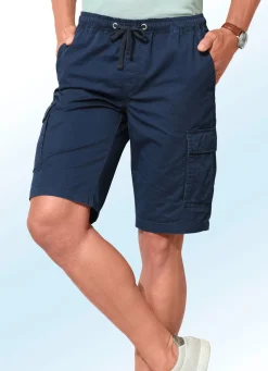 Best BADER Bermudas mit Cargotaschen in 3 Farben MARINE