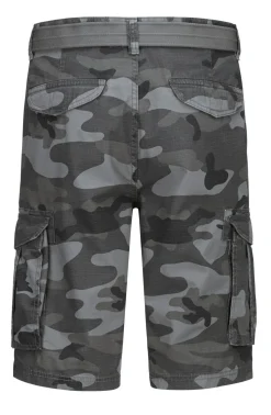Discount BADER Bermudas mit Gürtel und Cargotaschen in 2 Farben ANTHRAZIT-GRAU