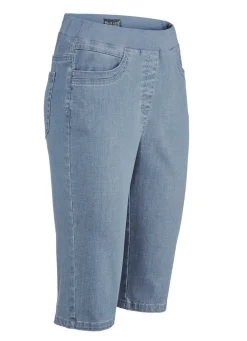 Hot BADER Bermudas mit Jersey-Bund HELLBLAU