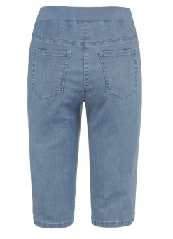 Hot BADER Bermudas mit Jersey-Bund HELLBLAU