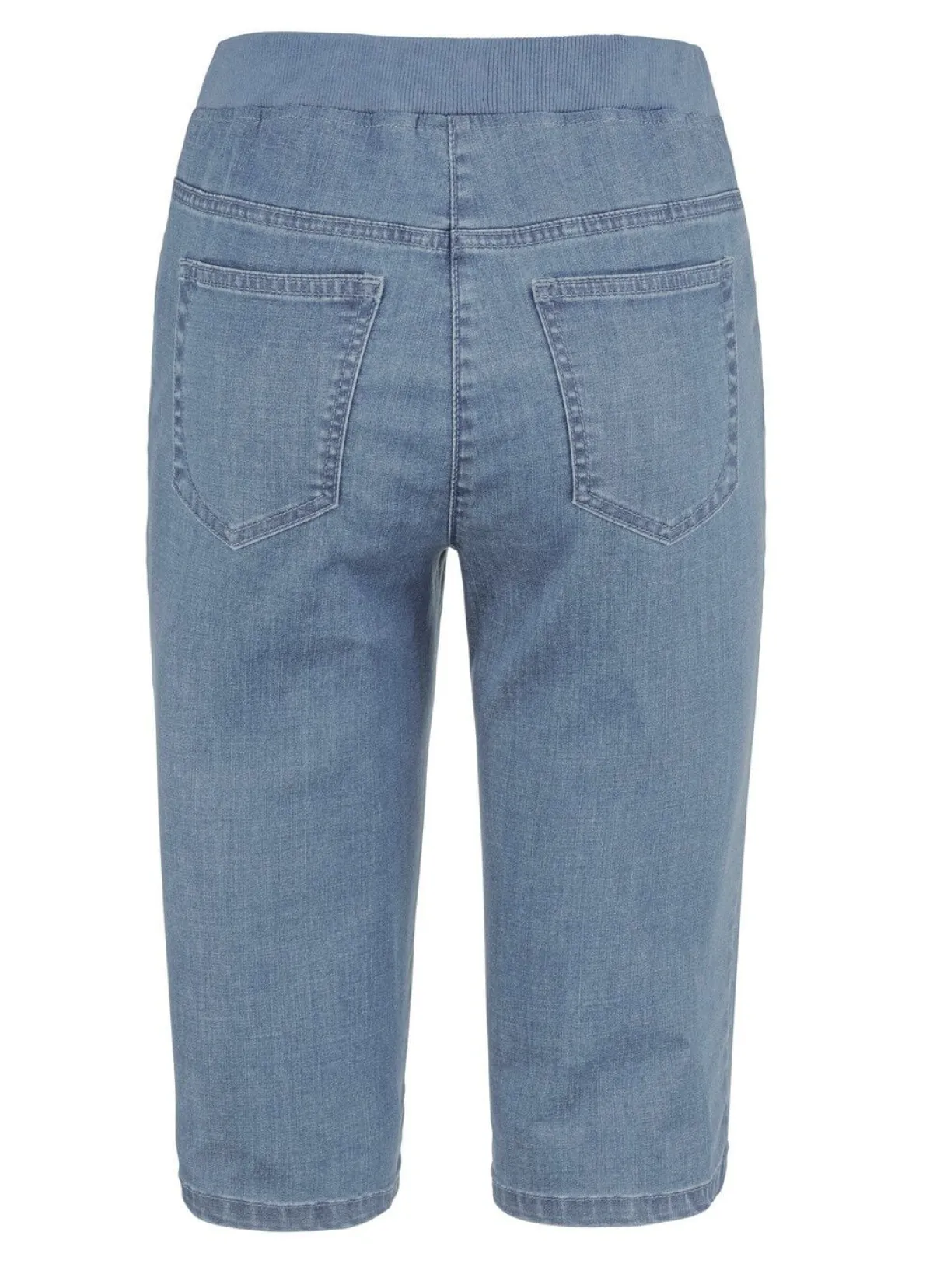 Hot BADER Bermudas mit Jersey-Bund HELLBLAU