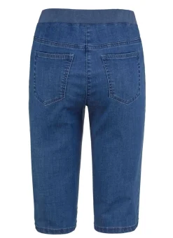 New BADER Bermudas mit Jersey-Bund JEANSBLAU