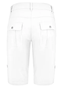 Best BADER Bermudas mit Zierriegel WEISS
