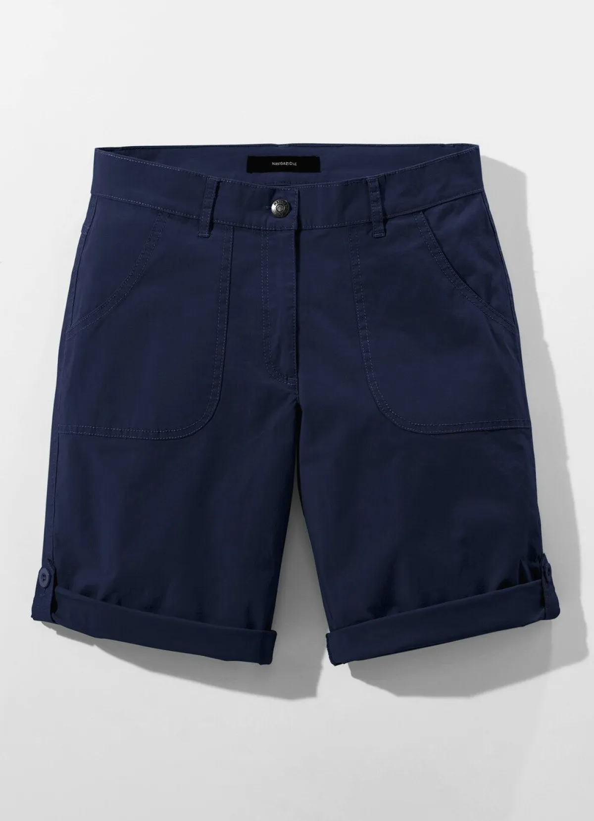 Best BADER Bermudas mit Zierriegel MARINE