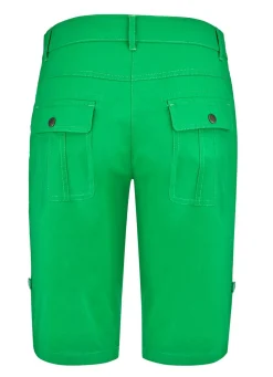 Hot BADER Bermudas mit Zierriegel GRÜN