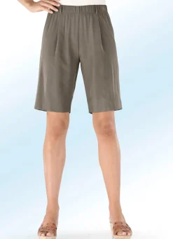Outlet KLAUS MODELLE MADE IN GERMANY Bermudas in bequmer Schlupfform OLIV