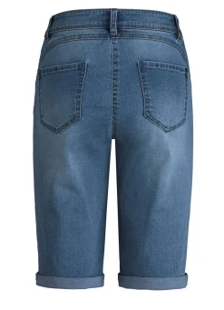 Online BADER Bermudas mit Push-up-Effekt JEANSBLAU
