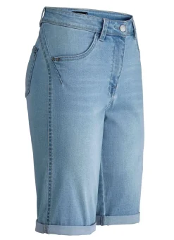 New BADER Bermudas mit Push-up-Effekt HELLBLAU