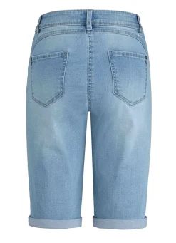 New BADER Bermudas mit Push-up-Effekt HELLBLAU