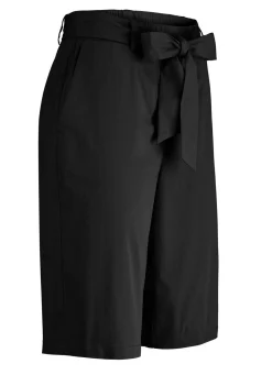 Outlet BADER Bermudas mit Stoffbindeband SCHWARZ