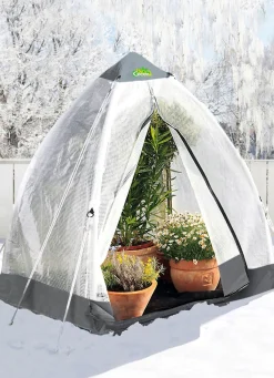 New BADER Überwinterungszelt Igloo mit 3-lagiger Luftpolster-Isolierung TRANSPARENT