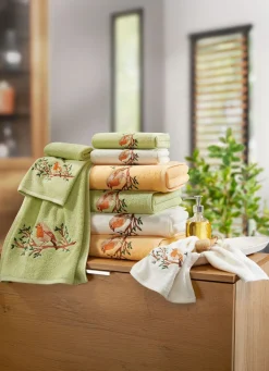 Sale BADER Bestickte Frottier-Serie ECRU
