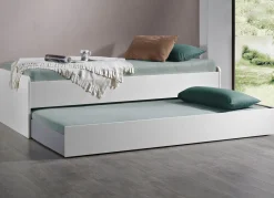 New BADER Bett mit 2 Schubladen WEISS