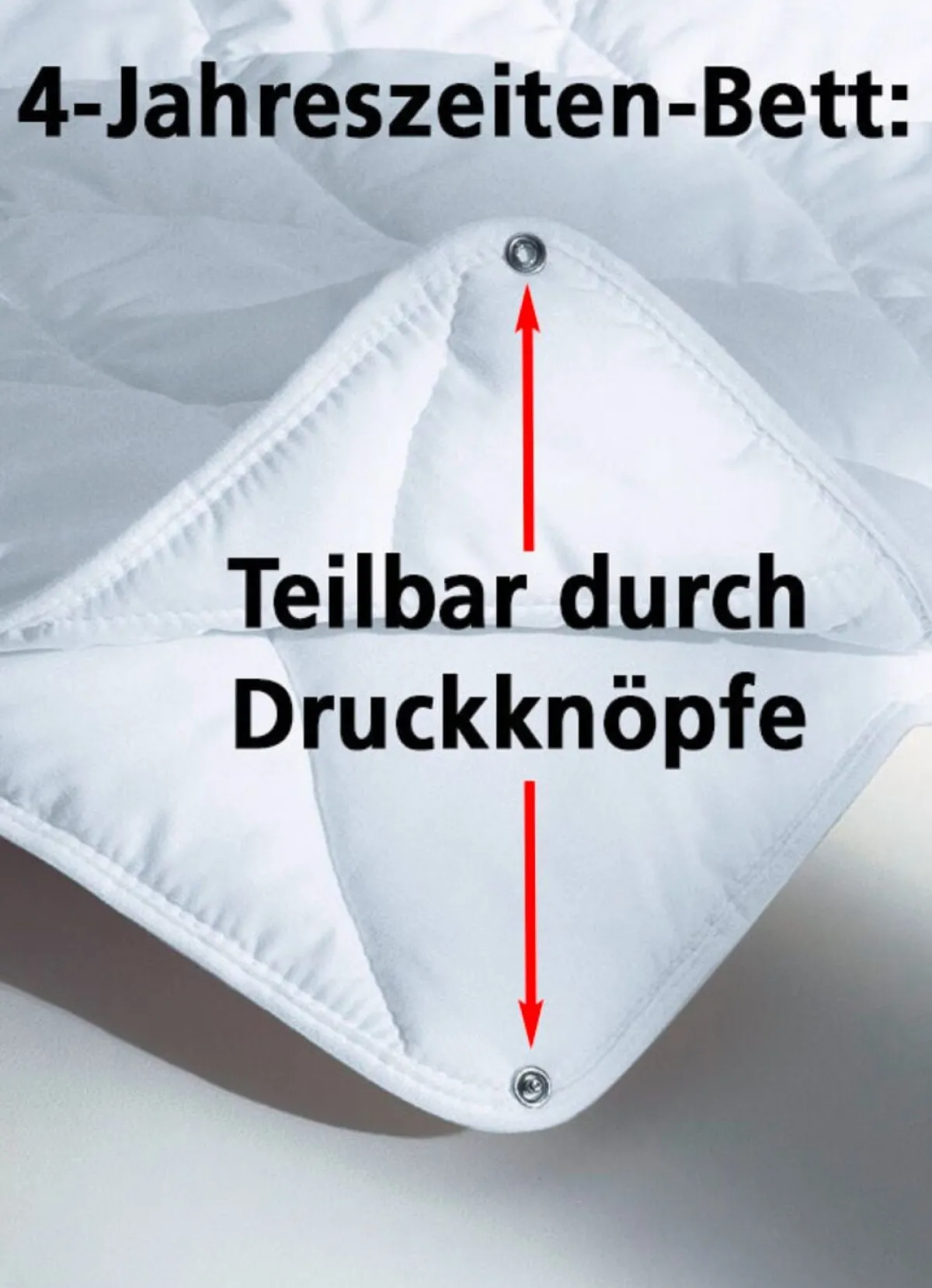 Outlet fan Bettwarenprogramm von aus reinen Naturmaterialien WEISS