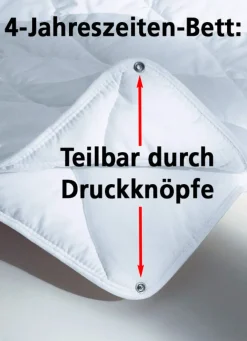 New fan Bettwarenprogramm von aus hochwertigen Materialien WEISS