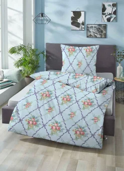Online BADER Bettwäsche-Garnitur in kuschelweicher Qualität BLAU