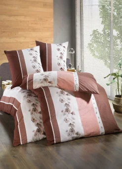 Clearance JANINE Bettwäsche-Garnitur mit Reißverschluss BORDEAUX-ALTROSÉ