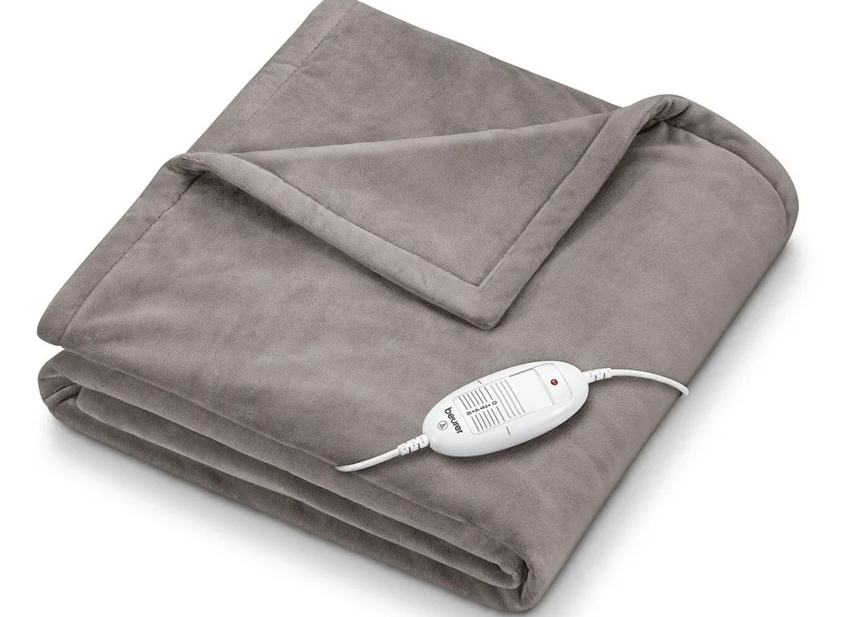 Hot BEURER „” Wärme-Decke HD 75 TAUPE