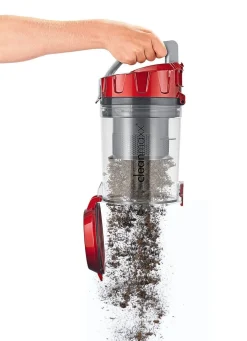 Outlet BADER Beutelloser Zyklon-Bodenstaubsauger inkl. HEPA-Filter ROT